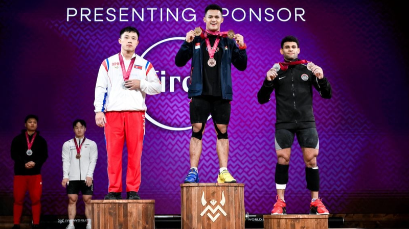 Indonesia’s Juniansyah Shatters Clean & Jerk Record with 204kg at IWF Worlds