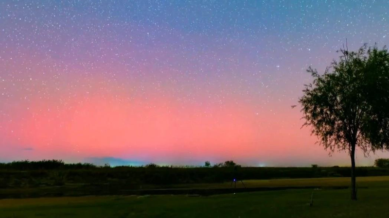 Dazzling Auroras Light Up Heilongjiang After Geomagnetic Storm 🌌 Dazzling Auroras Light Up Heilongjiang After Geomagnetic Storm 🌌