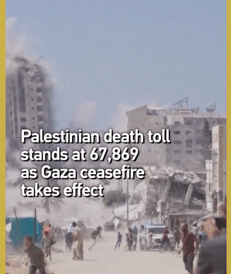 Gaza Ceasefire Takes Effect as Death Toll Hits 67,869 Gaza_Ceasefire_Takes_Effect_as_Death_Toll_Hits_67_869 video poster