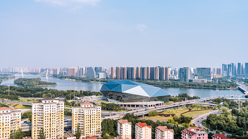 H2I5KP17DLGBZSW78VOT - Namaste Headlines Shenyang’s Diamond-Shaped Grand Theatre Bridges Cultures video poster