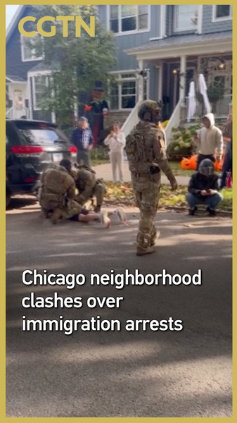 HEFFOSP82JC07AFFJM0G - Namaste Headlines Halloween Parade Halts as Immigration Arrests Rock Chicago’s Old Irving Park video poster