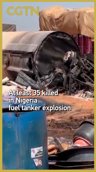JG0F5GH1TS67GQI4LJ93 - Namaste Headlines Tragic Nigeria Fuel Tanker Blast Kills 35 – Safety Concerns Rise video poster