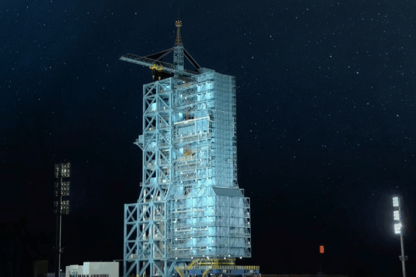 China's Shenzhou-21 Rocket 🚀 Heads to Tianhe Module video poster