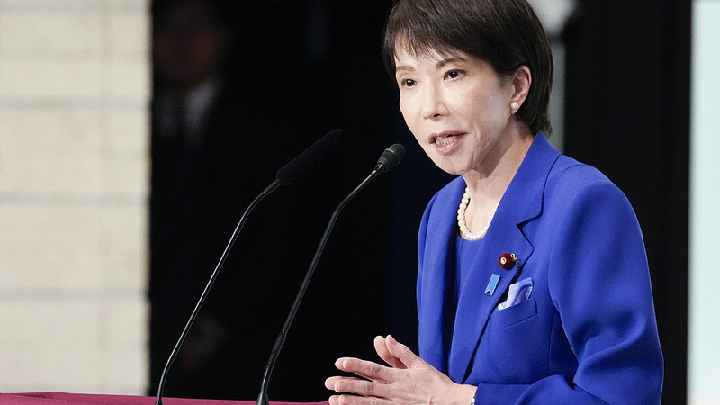 PQAJIDAPFGT5C77TJ1L3 - Namaste Headlines Sanae Takaichi to Lead Japan’s LDP, Abenomics 2.0 in Focus