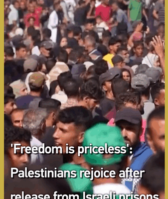 Palestinians Rejoice as 1,900 Prisoners Return to Gaza Palestinians_Rejoice_as_1_900_Prisoners_Return_to_Gaza video poster