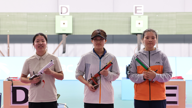 Guangxi’s Tang Xiao Snags Gold in Women’s 10m Air Pistol at National Games Guangxi’s Tang Xiao Snags Gold in Women’s 10m Air Pistol at National Games
