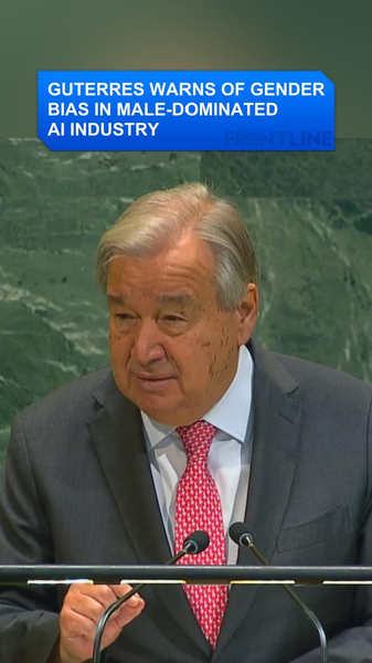 UN Chief Warns of Gender Bias in Male-Dominated AI Industry UN_Chief_Warns_of_Gender_Bias_in_Male_Dominated_AI_Industry video poster