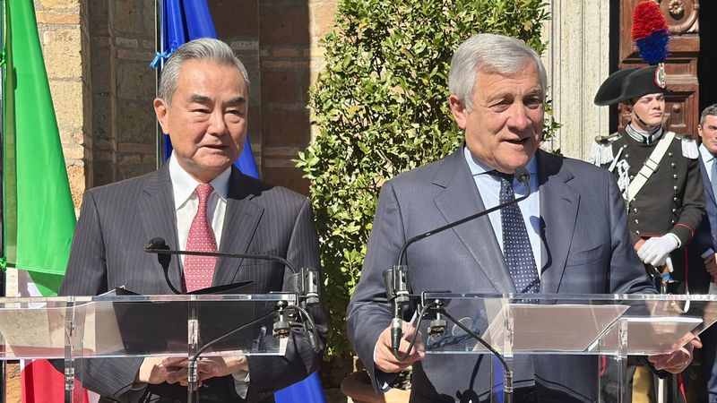 Wang Yi & Tajani Meet in Rome to Boost Chinese Mainland-Italy Ties Wang_Yi___Tajani_Meet_in_Rome_to_Boost_Chinese_Mainland_Italy_Ties