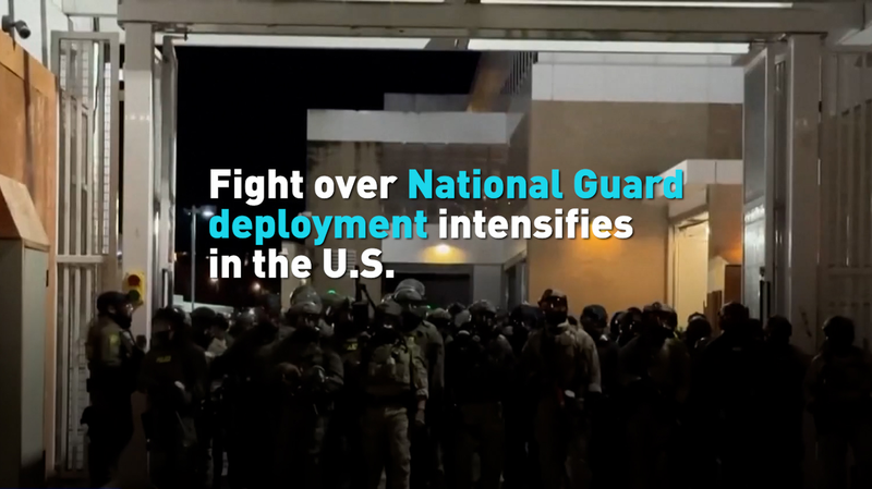 Trump’s Guard Deployment Fight Heats Up in U.S. Trump’s Guard Deployment Fight Heats Up in U.S. video poster