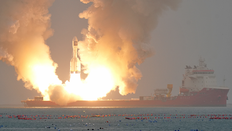 China's Gravity-1 Rocket Completes Second Sea Launch! 🚀