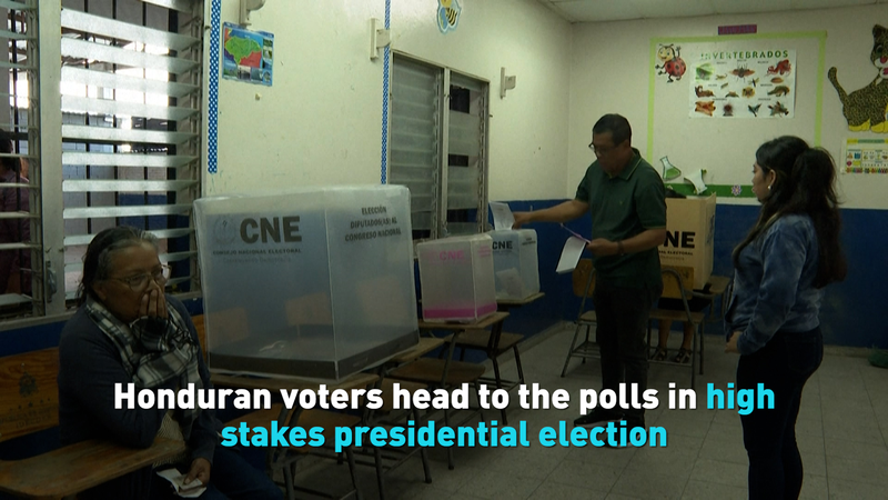 12ANG3WHNVRJ0IUUI3XI - Namaste Headlines Hondurans Vote Today in High-Stakes Presidential Election 🗳️ video poster