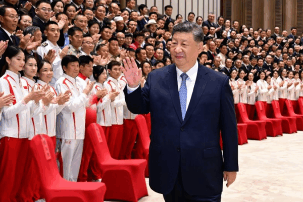Xi Jinping Cheers on Sports Stars Ahead of 15th National Games 🏅 video poster