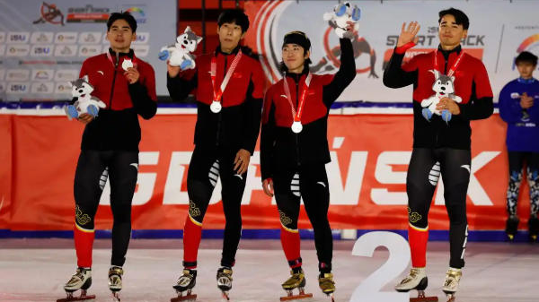 China_Snags_5000m_Relay_Silver_at_Short_Track_World_Tour_Final