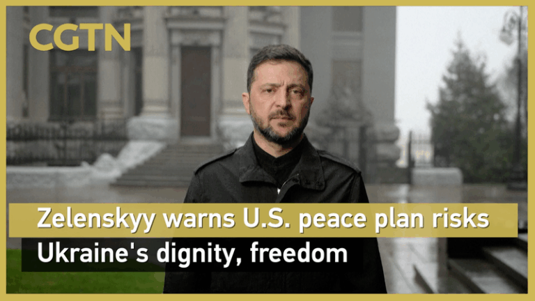 Zelenskyy Slams US Peace Plan as Threat to Ukraine’s Dignity video poster