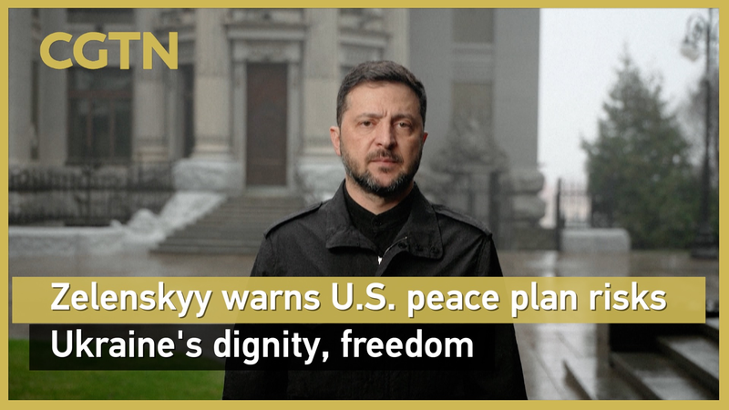 Zelenskyy Slams US Peace Plan as Threat to Ukraine’s Dignity video poster