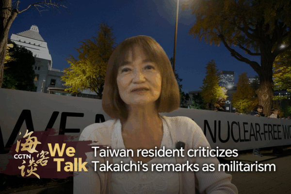 Taiwan Resident Criticizes Japan’s Militarism Remarks