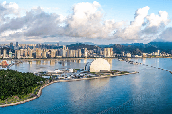 Shell_Shaped_Zhuhai_Grand_Theatre_Lights_Up_2025_National_Games video poster