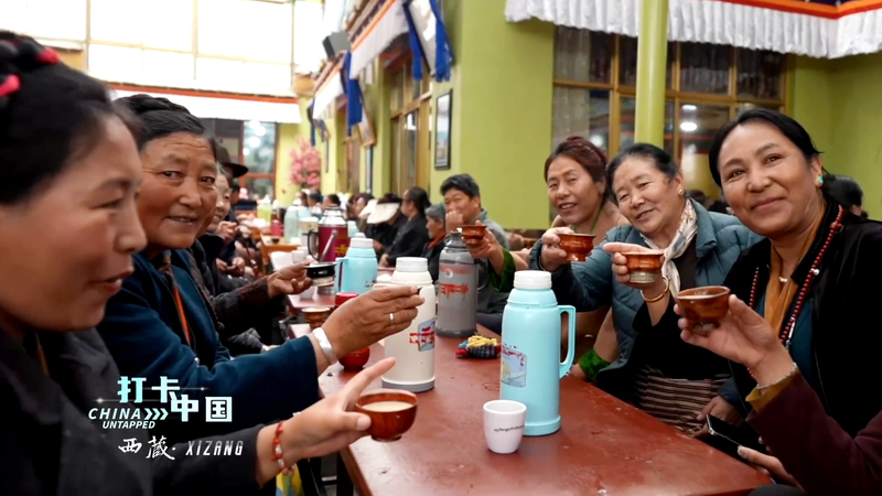 TAKIOZSF7OM0KT1GIDOM - Namaste Headlines Brunch Goals: Inside Xizang’s Cozy Tibetan Teahouse video poster