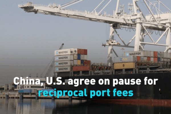 US_and_Chinese_mainland_Pause_Port_Fees_to_Ease_Trade video poster