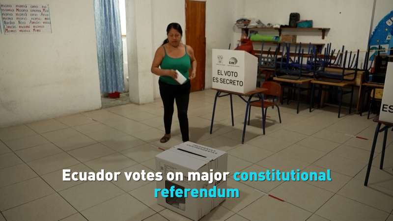 W5LDYFDOWV3FDSZTM9CA - Namaste Headlines Ecuador Votes Today: Major Constitutional Referendum 🗳️ video poster