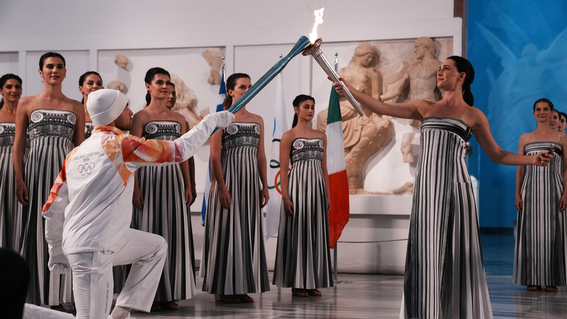 Winter_Olympic_Flame_Lit_in_Ancient_Olympia_for_Milano_Cortina_2026 - Namaste Headlines Winter_Olympic_Flame_Lit_in_Ancient_Olympia_for_Milano_Cortina_2026