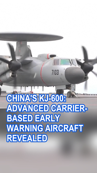 XY37BAKMCXCC12F8G428 - Namaste Headlines Chinese mainland’s KJ-600 Ne Zha Boosts Carrier Fleet video poster