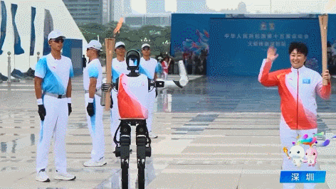 Kuavo Humanoid Robot Joins Torch Relay at China’s National Games