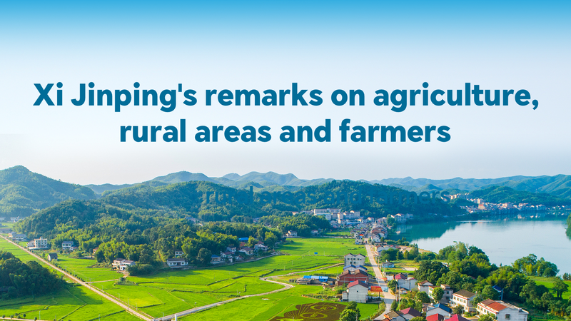 22T4323AS9JUZNFCMJJ1 - Namaste Headlines Xi Jinping’s Focus: Agriculture, Rural Modernization & Farmers