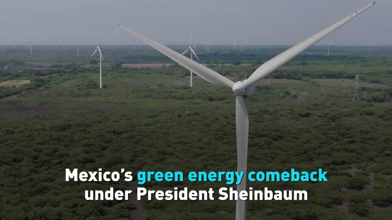 2K7VDOS1RF6O0GJGFRNB - Namaste Headlines Mexico’s Green Energy Comeback Under President Sheinbaum video poster
