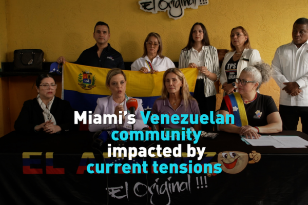 Anxiety in Doral’s “Little Venezuela” Amid US-Caracas Tensions video poster