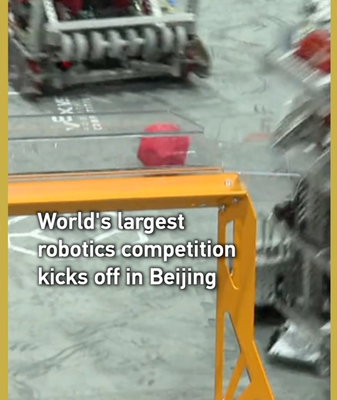 World's Largest Robotics Competition 🤖 Underway in Beijing video poster