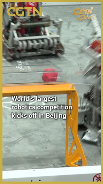 4C1SAXUVXXKABCP40FBP - Namaste Headlines World's Largest Robotics Competition 🤖 Underway in Beijing video poster