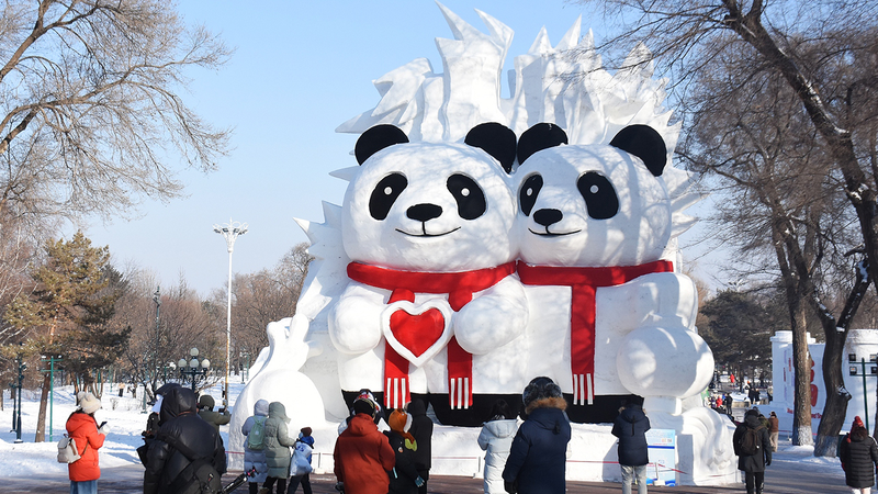 Harbin’s Sun Island Expo: Giant Snow Sculptures Spark Winter Magic