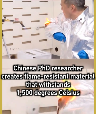 USTC PhD Researcher Crafts 1,500°C-Proof Flame-Resistant Material