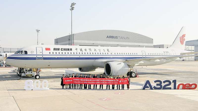 Airbus_Rolls_Out_800th_China_Assembled_A320_in_Tianjin - Namaste Headlines Airbus_Rolls_Out_800th_China_Assembled_A320_in_Tianjin