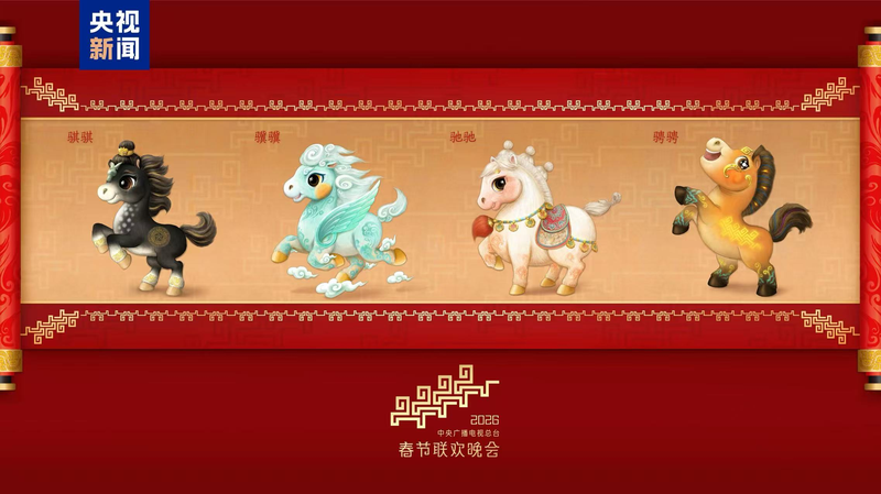 CMG_Reveals_2026_Spring_Festival_Gala_Horse_Mascots - Namaste Headlines CMG_Reveals_2026_Spring_Festival_Gala_Horse_Mascots
