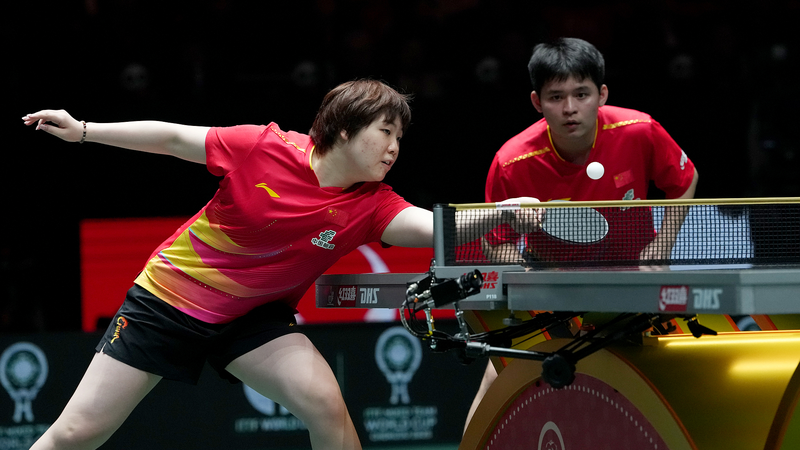 Hosts the Chinese mainland Crush Egypt 8-0 at ITTF Mixed Team World Cup 🏓