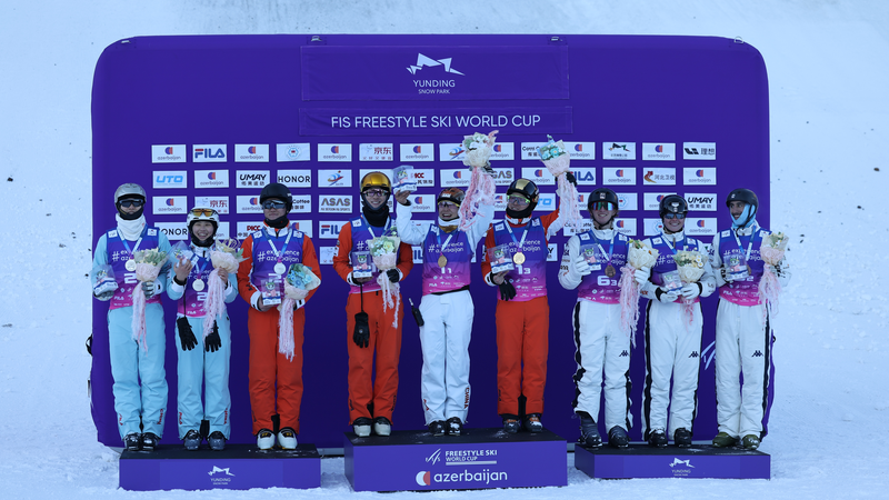 China_Snags_Gold___Silver_in_Mixed_Team_Aerials_at_Chongli_World_Cup