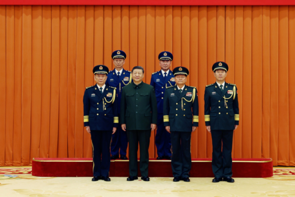 Xi Jinping Promotes Two Officers to General Rank 🎖️ video poster