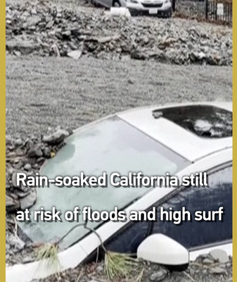 California’s Record Christmas Rains Bring Floods & High Surf Risks video poster