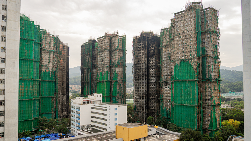 Hong_Kong_Scaffolding_Nets_Removal_After_Wang_Fuk_Court_Blaze - Namaste Headlines Hong_Kong_Scaffolding_Nets_Removal_After_Wang_Fuk_Court_Blaze