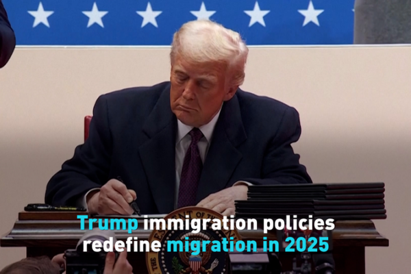 Trump’s 2025 Immigration Crackdown Redefines Migration video poster
