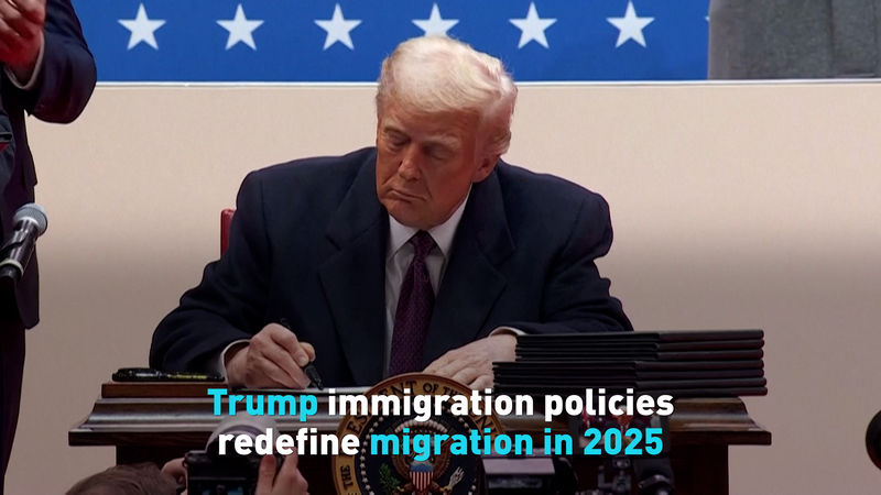 Trump’s 2025 Immigration Crackdown Redefines Migration video poster