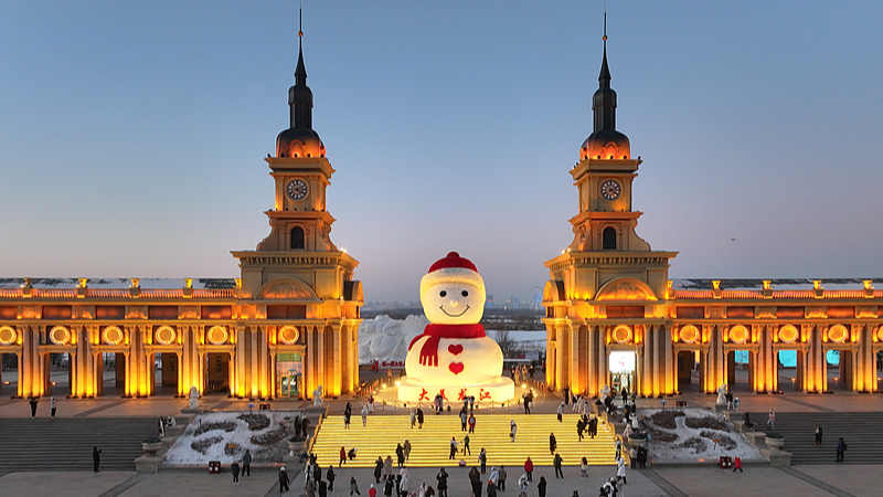 Harbin’s Giant Snowman Returns Bigger & Brighter for Winter Fun video poster