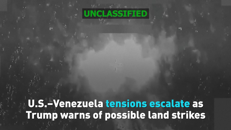 Q78P62UR9A1F8DRYJ0R1 - Namaste Headlines U.S.–Venezuela Tensions Heat Up as Trump Hints at Land Strikes video poster
