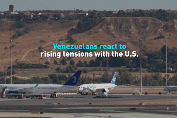Venezuelans React to US Tensions Amid Military Buildup 🚢 video poster