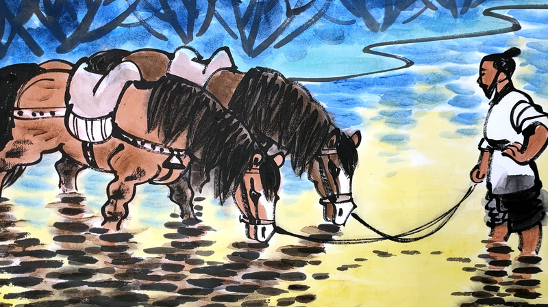 Qiu_Liquan_s_Year_of_the_Horse_Exhibit_Gallops_into_Beijing