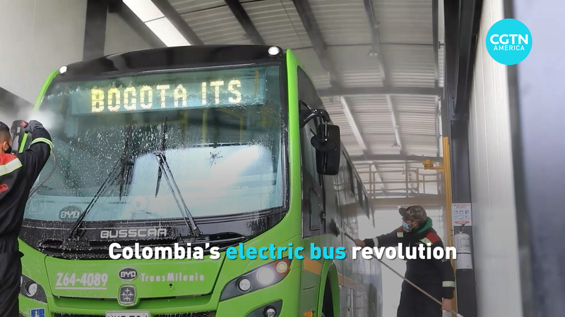 SQEDQUO88KO26LFPPKID - Namaste Headlines Colombia’s Electric Bus Revolution: Driving Green Transit Forward video poster