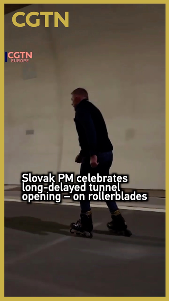 Slovak_PM_Skates_Through_7_5_km_Visnove_Tunnel_to_End_30_Year_Delay_poster - Namaste Headlines Slovak_PM_Skates_Through_7_5_km_Visnove_Tunnel_to_End_30_Year_Delay video poster