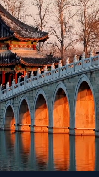 Winter Solstice Sunset Magic at Beijing’s Seventeen-Arch Bridge video poster